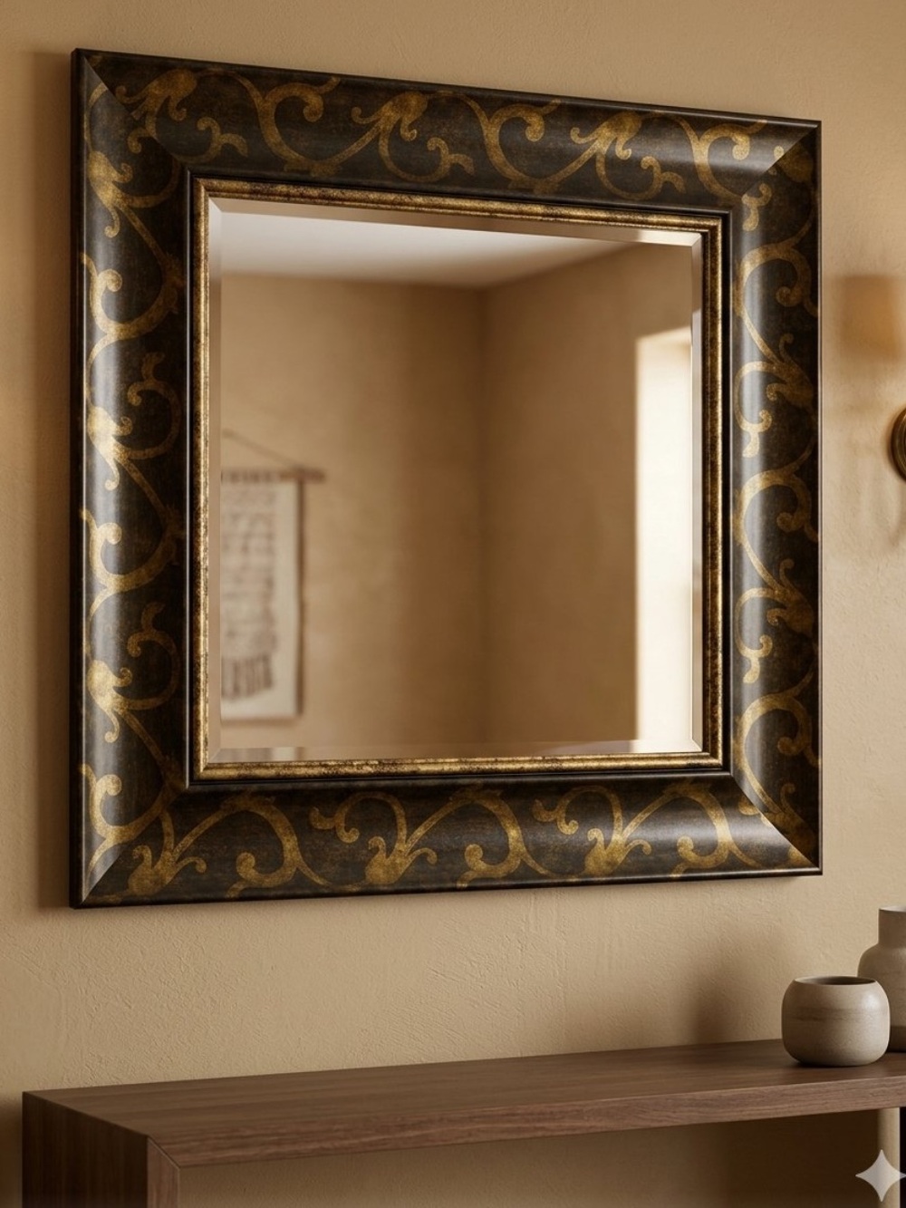 Ornate Gold and Bronze Decorative Wall Mirror
17X17”
DELTA ART & MIRROR
Canada